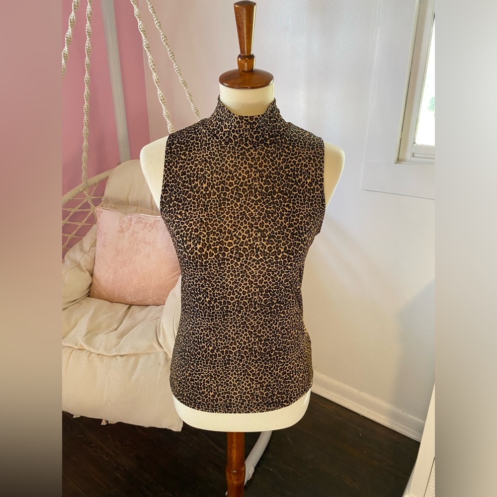 Animal print top
